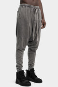 Drawstrings cotton joggers, Dust Grey