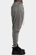 Drawstrings cotton joggers, Dust Grey