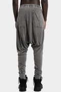 Drawstrings cotton joggers, Dust Grey