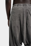 Drawstrings cotton joggers, Dust Grey