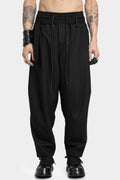 JOE CHIA | AW24 - Pleated wide tapered wool pants