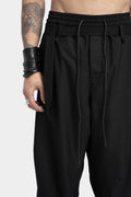 JOE CHIA | AW24 - Pleated wide tapered wool pants