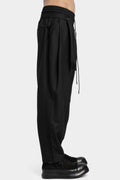 JOE CHIA | AW24 - Pleated wide tapered wool pants