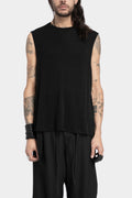 JOE CHIA | AW24 - Sleeveless wool boxy T-Shirt