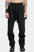 JOE CHIA | AW24 - J-cut fleece piped sweatpants