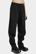 JOE CHIA | AW24 - J-cut fleece piped sweatpants