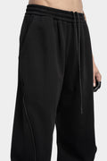 JOE CHIA | AW24 - J-cut fleece piped sweatpants