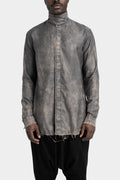 Frayed hem shirt, Ash Grey