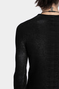 MD75 | AW24 - Ribbed wool knit sweater