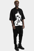 Oversized printed T-Shirt, Black