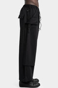 Layered wide transform pants