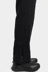 Blackmerle | AW25 - Wool blend Split trousers, Black 252-B02-007