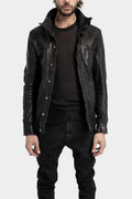 Incarnation | Scar stitch horse leather moto jacket