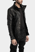 Incarnation | Scar stitch horse leather moto jacket