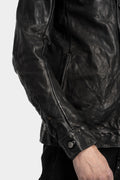 Incarnation | Scar stitch horse leather moto jacket