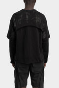 Layered tar long sleeve tee