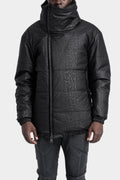 La Haine Inside Us | AW24 - High neck coated padded jacket