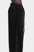 Andrea Yaaqov | AW25 - Wide sweatpants, Black 25MFED64