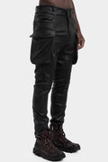 Never Enough | AW25 - Vegan leather cargo pants, MPA078