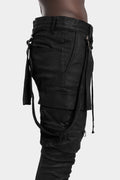 D.Hygen | AW25 - Coated suspender cargo pants, ST107-0725A