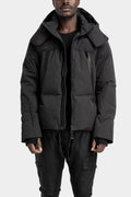 JG1 by GALL | Detachable hood down jacket, Black