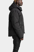 JG1 by GALL | Detachable hood down jacket, Black