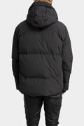 JG1 by GALL | Detachable hood down jacket, Black