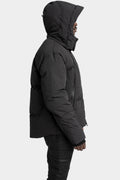 JG1 by GALL | Detachable hood down jacket, Black