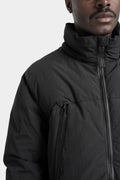 JG1 by GALL | Detachable hood down jacket, Black