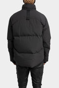 JG1 by GALL | Detachable hood down jacket, Black