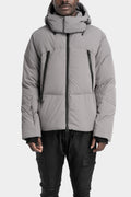 JG1 by GALL | Detachable hood down jacket, Slate Grey