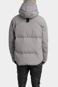 JG1 by GALL | Detachable hood down jacket, Slate Grey