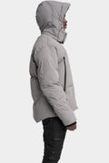 JG1 by GALL | Detachable hood down jacket, Slate Grey