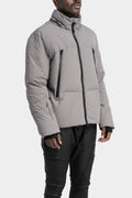 JG1 by GALL | Detachable hood down jacket, Slate Grey