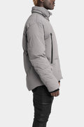 JG1 by GALL | Detachable hood down jacket, Slate Grey