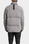 JG1 by GALL | Detachable hood down jacket, Slate Grey