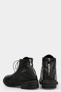 Incarnation | Low top laced leather boots w back zip