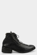 Incarnation | Low top laced leather boots w back zip