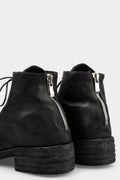 Incarnation | Low top laced leather boots w back zip