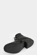 Incarnation | Low top laced leather boots w back zip