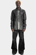 Rick Owens DRKSHDW | AW24 Porterville - Slanttered denim shirt