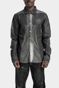 Rick Owens DRKSHDW | AW24 Porterville - Slanttered denim shirt