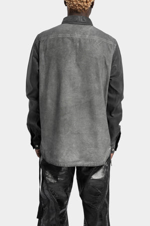 Rick Owens DRKSHDW | AW24 Porterville - Slanttered denim shirt