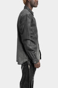 Rick Owens DRKSHDW | AW24 Porterville - Slanttered denim shirt