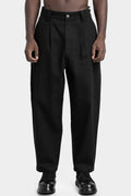 JOE CHIA | AW24 - Pleated wide tapered pants