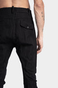 Metal thread suit pants