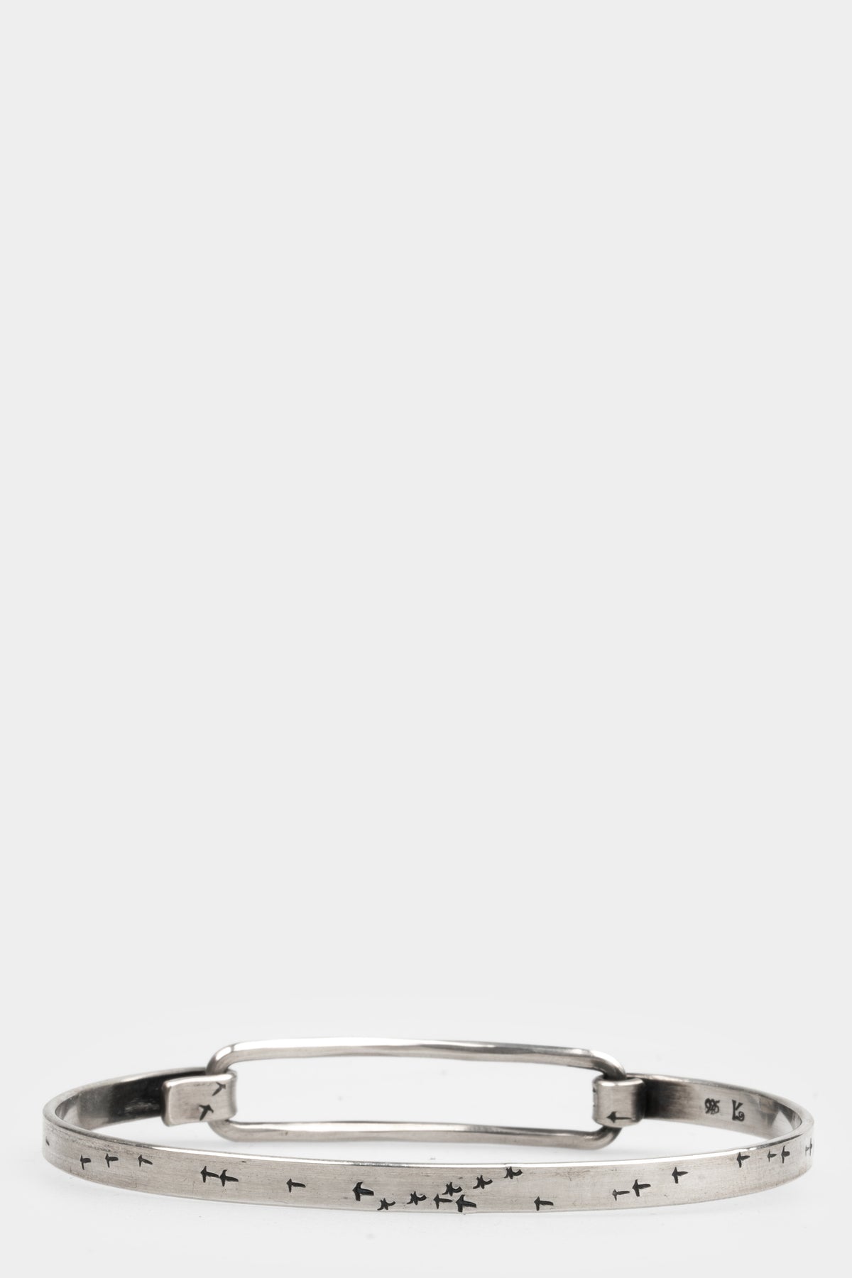 Werkstatt München | Bird flight silver band bracelet M2216