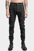 Cold dyed slim fit pants