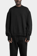 JOE CHIA | AW24 - Oversized dip pocket crewneck sweatshirt