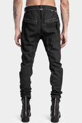 Cold dyed slim fit pants